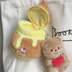 Honey Bear Plush Bag Charm