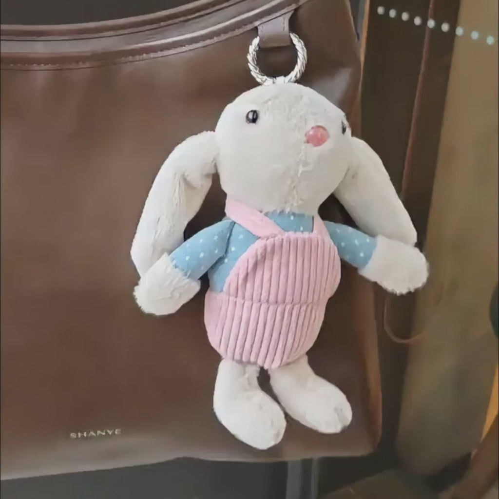 Floppy-eared Bunny Bag Charm