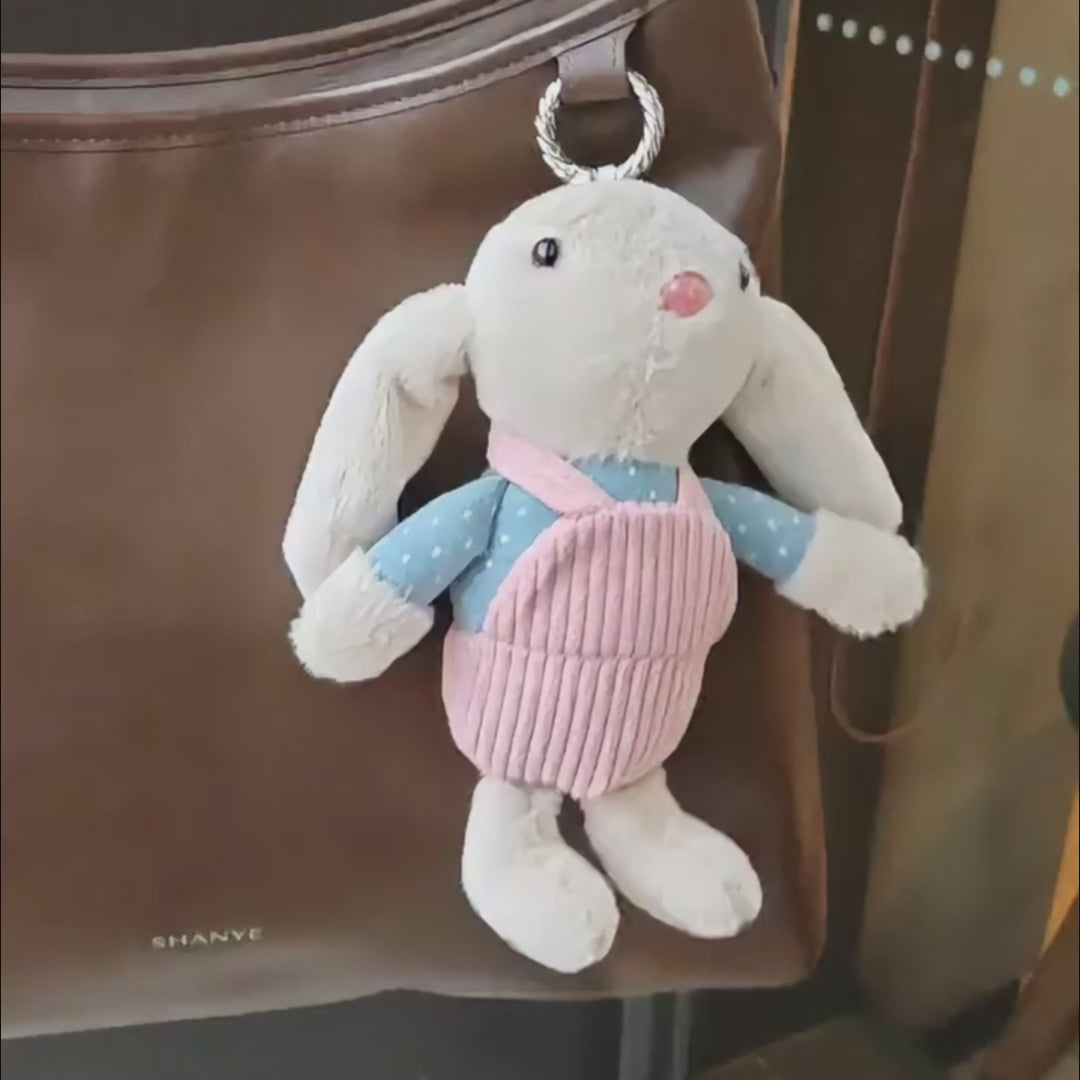 Floppy-eared Bunny Bag Charm